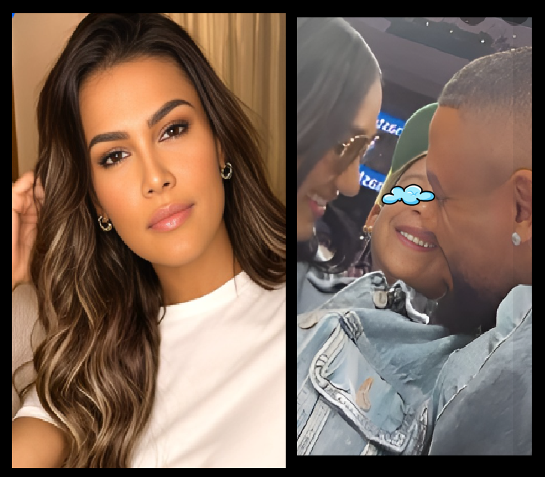 La reacción de Caroline Aquino