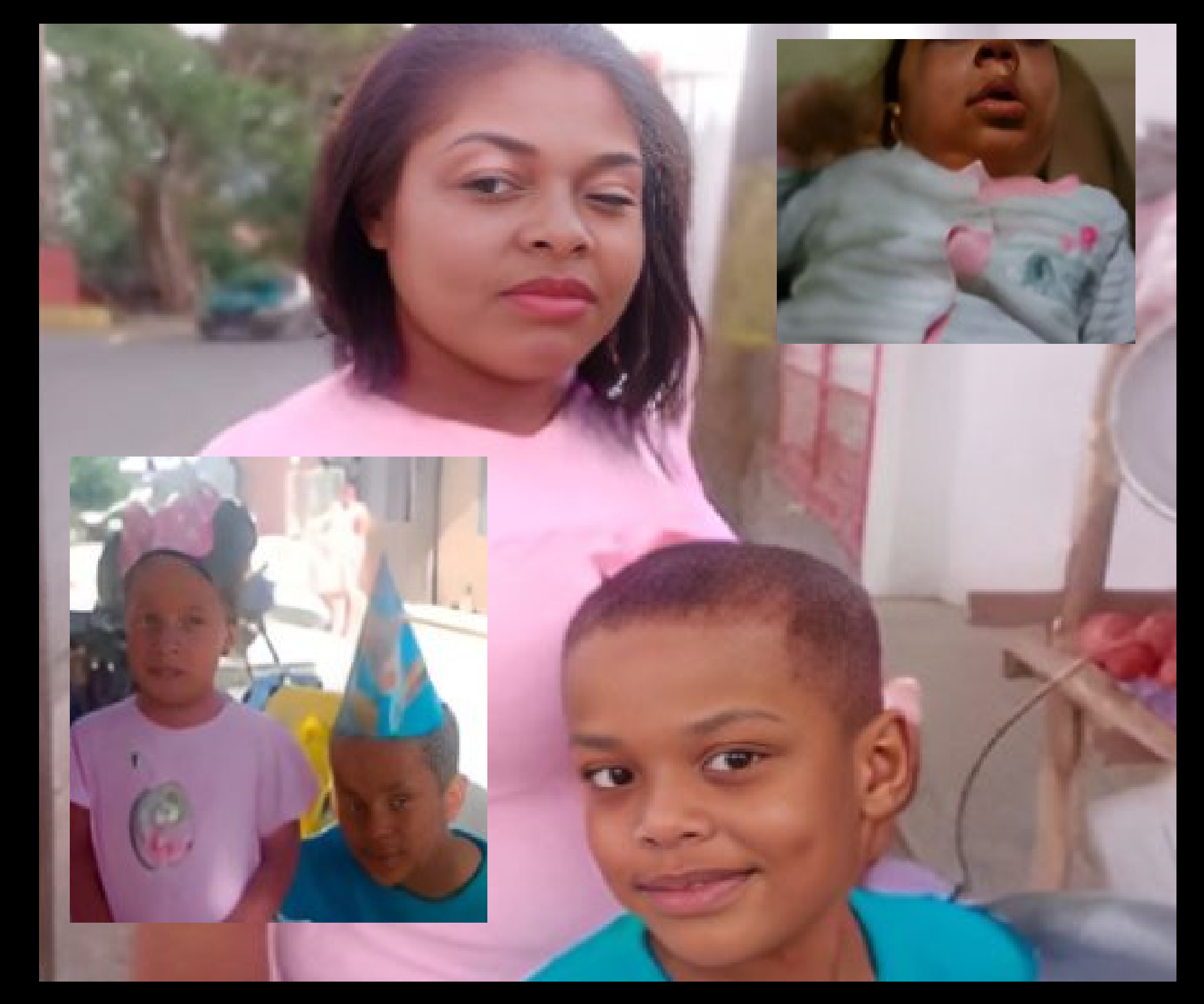 MUJER Y SUS CUATRO HIJOS