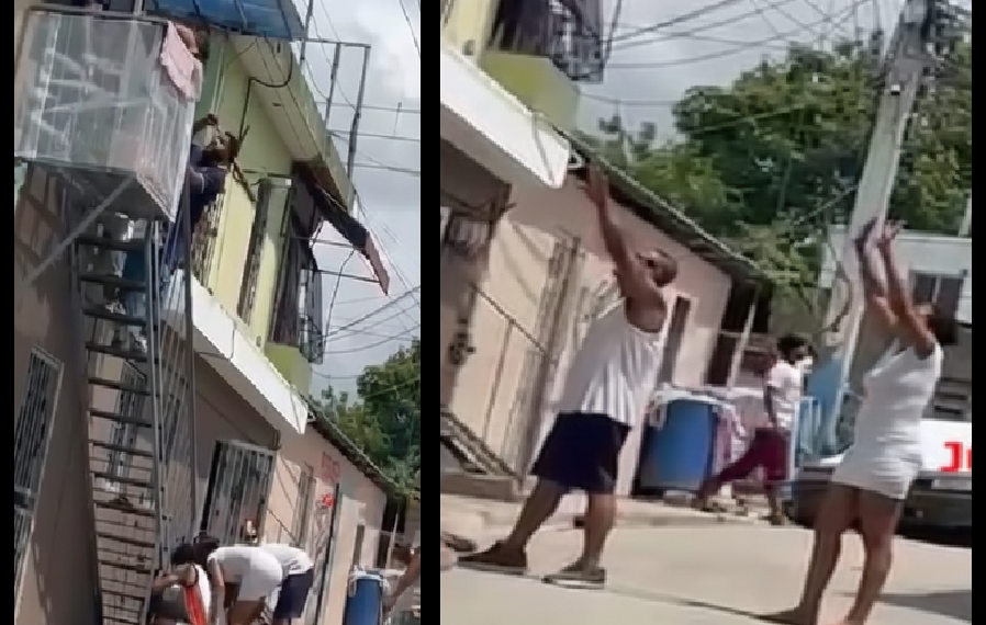 SUCESO ENTRE UNA FAMILIA