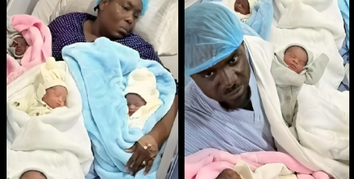 DIO A LUZ 6 EN UN SOLO PARTO