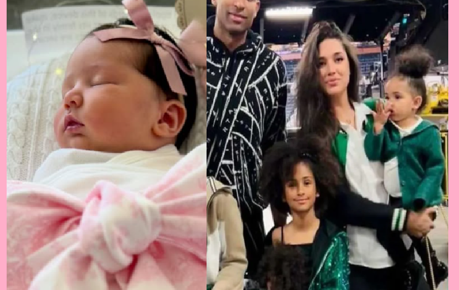 AMELIA VEGA PRESENTA SU NUEVA HIJA