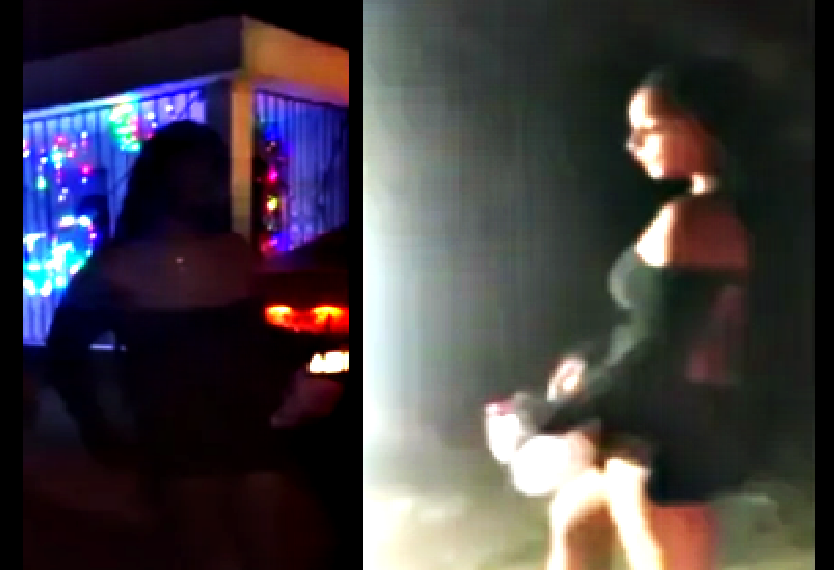 NO LE DIO MENTE AUNQUE LA GRABABAN