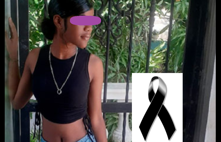 UNA FAMILIA LLORA A ESTA JOVENCITA