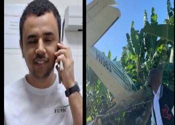 UNA AVIONETA SE PRECIPITA EN RD