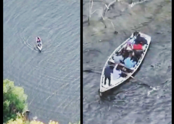 LOS DESCUBRIERON CON DRONES